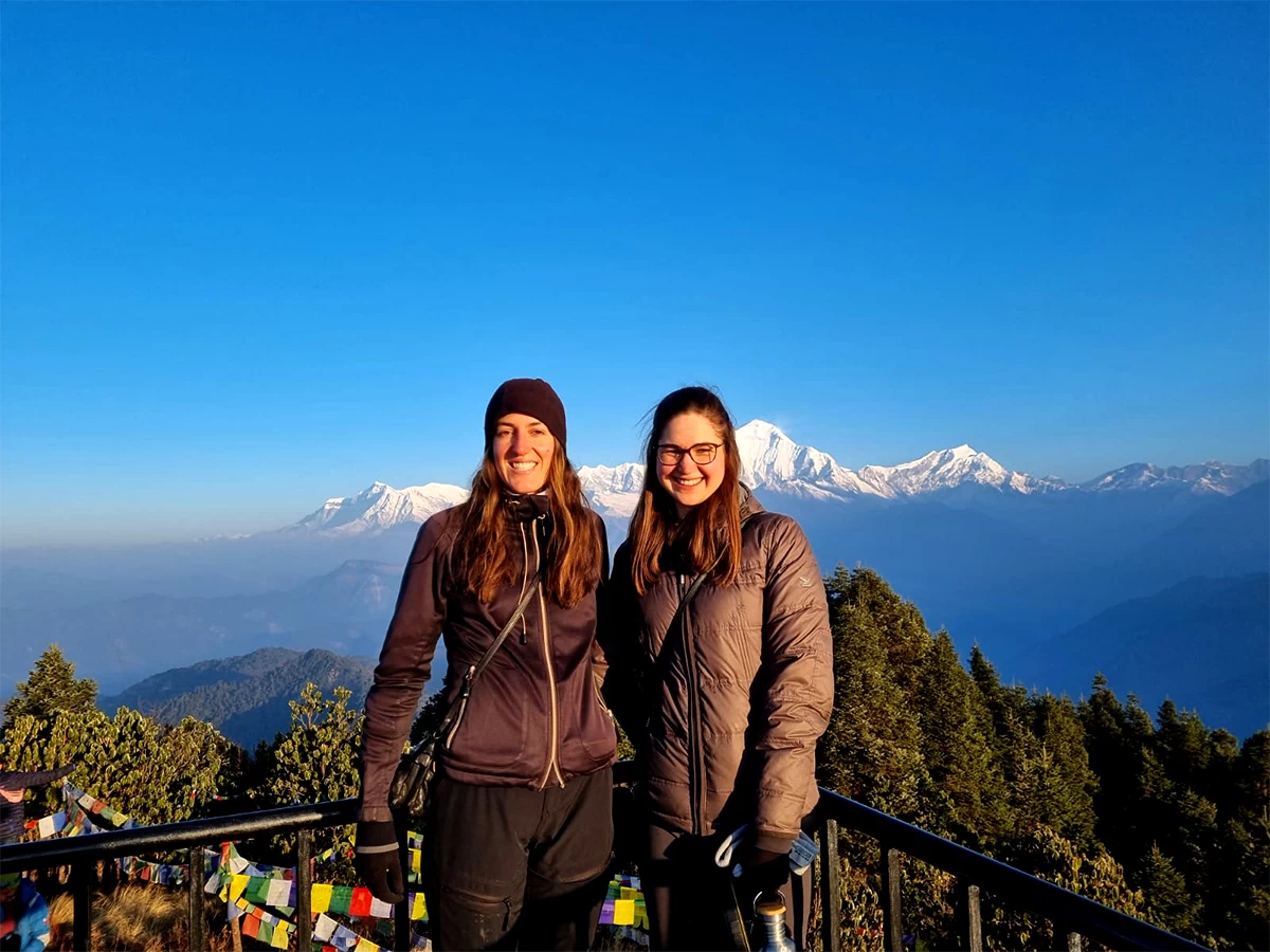 morning mesmerizing view form poon hill